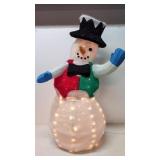 48' tall vintage lighted Snowman