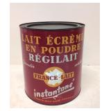 Vintage Regilait Powdered Milk Advertising Tin