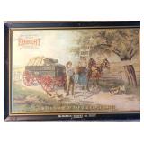 Vintage The Hickman - Ebbert Co., Tin Advertisment