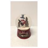 1998 Coca Cola Merry Christmas Snowman Snow globe