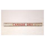 Vintage Canada Dry metal rack sign