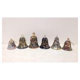 6 Awesome Cloisonne Bells
