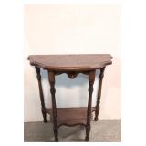 1940s half moon wall table