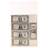 Total of 5 Silver Certificates