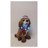 Lighted Christmas Dog - Color Changes