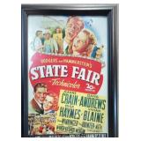 Framed ' State Fair' Movie poster print