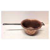 Vintage heavy copper Polenta Pot