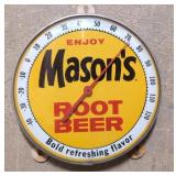 Vintage Enjoy Mason's Root Beer Thermometer