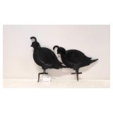 Two Quail Iron Cutouts - Blacksmith
