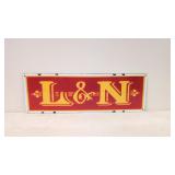 Louiville & nashville RR Porcelain sign