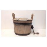Primitive wooden Churn