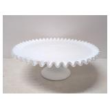 Fenton Silvercrest Ruffled edge cake plate