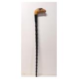 Vintage Bald Eagle and Bamboo walking cane