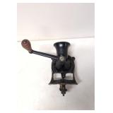 Rare! Antique Cast Iron Coffee Grinder Spong & Co