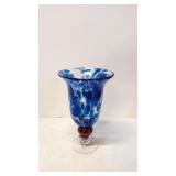 Murano Style hand blown art glass vase