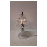 Princess House press cut crystal boudoir lamp