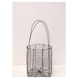 Vintage Wire Gathering Basket