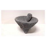 Lava Rock Mortar & pestle
