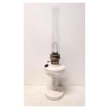 Antique Aladdin Pink Alacite Lincoln Drape oil lap