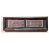 2 Confederate Notes $100 and $500
