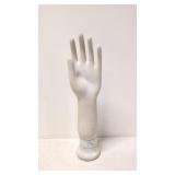 Vintage Porcelain Glove Form  size 7 1/2'