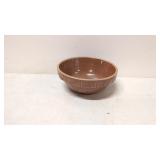 Vintage Brown Stoneware Bowl