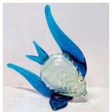 Murano Style Art Glass Angel Fish