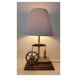 Brass Steam Engine Replica Table lamp