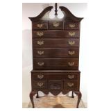 Vintage mahogany highboy