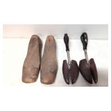 Vintage pair of shoe molds & Shoe Stretchers