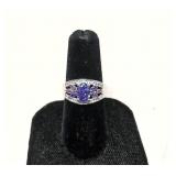 .925 Ring with Tanzanite gemstone