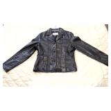 Ladies large leather coat