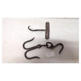 Antique Hay Hook & Grappling Hook