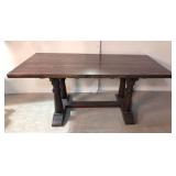 Large Trestle dining table