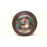 M. J. Hummel Country Crossroads Framed plate