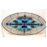 `Vintage Oval Stained glass window