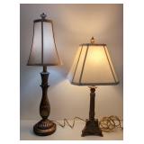 Two Traditional Table Lamps