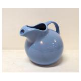 Vintage Blue Hall Ball Pitcher with Ice lip