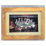 Frame 8 dogs playing poker