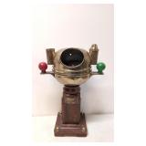 1940s 'Sestral' brass yacht copass binnacle