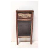 Antique bucket size wash board