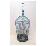 Blue Wire Bird Cage