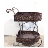 Two Tier Serving Cart