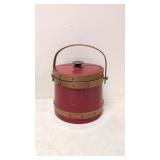 Vintage wooden sugar bucket