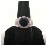 .925 Onyx Mens Ring