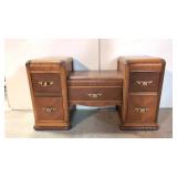 1940s Art Deco Waterfall Vanity