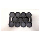 11 hole cast iron Gem pan