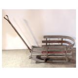 Antique Barn Find child's wooden sled