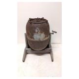 Barn Find Antique metal Barrel Churn