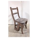 Vintage Folding Step ladder chair